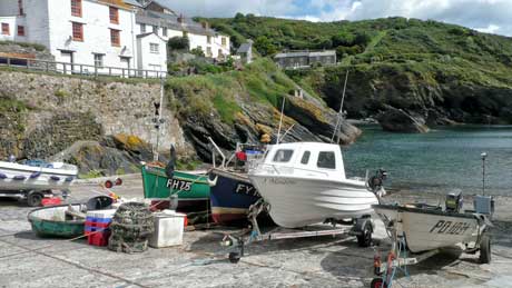 Portloe Harbour, Cornwall (OS Grid Ref. SW937393 Nearest Post Code TR2 5QY)
