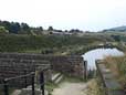 The railway is close by.  There's also a Standedge train tunnel