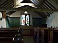 The interior of England's smallest church