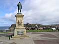 Captain Cook's statue on the West Cliff