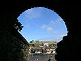 Whitby Abbey and St. Mary's church from the West Cliff