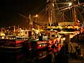 The Grand Turk and fishing boats in Whitby harbour