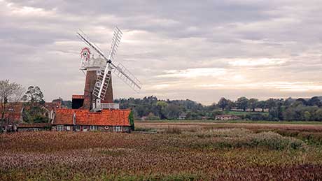 Cley Windmill at Cley next the Sea, Norfolk<